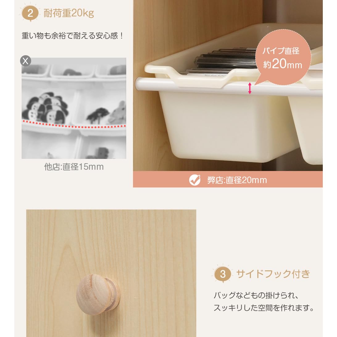 Amazon.co.jp: おもちゃ収納ラック 絵本棚 ホワイトボード付き ワイド