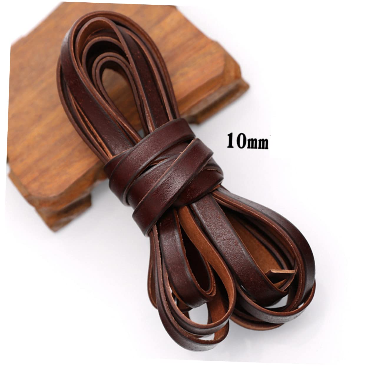 2 Piezas correas de pulsera de bricolaje DIY pulseras cadena cuerda correa de pulsera de bricolaje cuerda de cuero real manual Correa para la maleta materiales hechos a mano s10