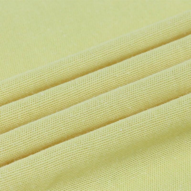 XLJP Nylon Knitted Fabric, Kevlar Cloth Yellow Aramid Fiber Fabric for DIY Clothing, 150cm Width, 30cm/50cm/100cm Length for Choose (Size : 100cm x 150cm, Color : 180g)