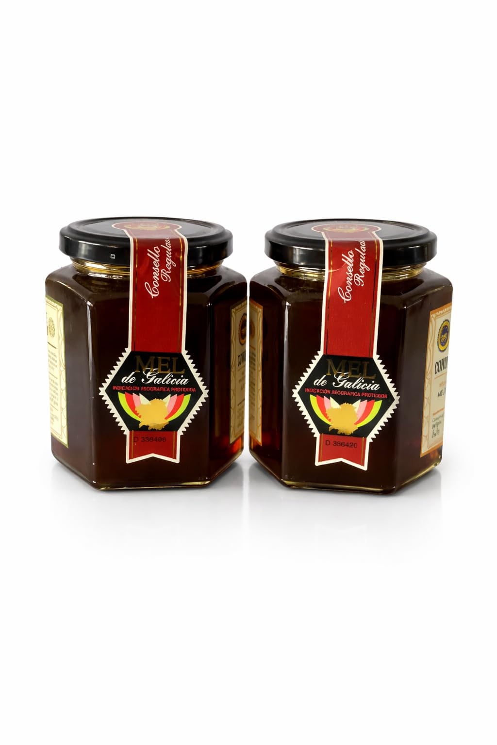 Pack Miel Cruda de Galicia IGP 2 × 500 g – 100% Natural Sin Filtrar ni Pasteurizar | Miel Artesanal Directa del Apicultor | Conde Santo
