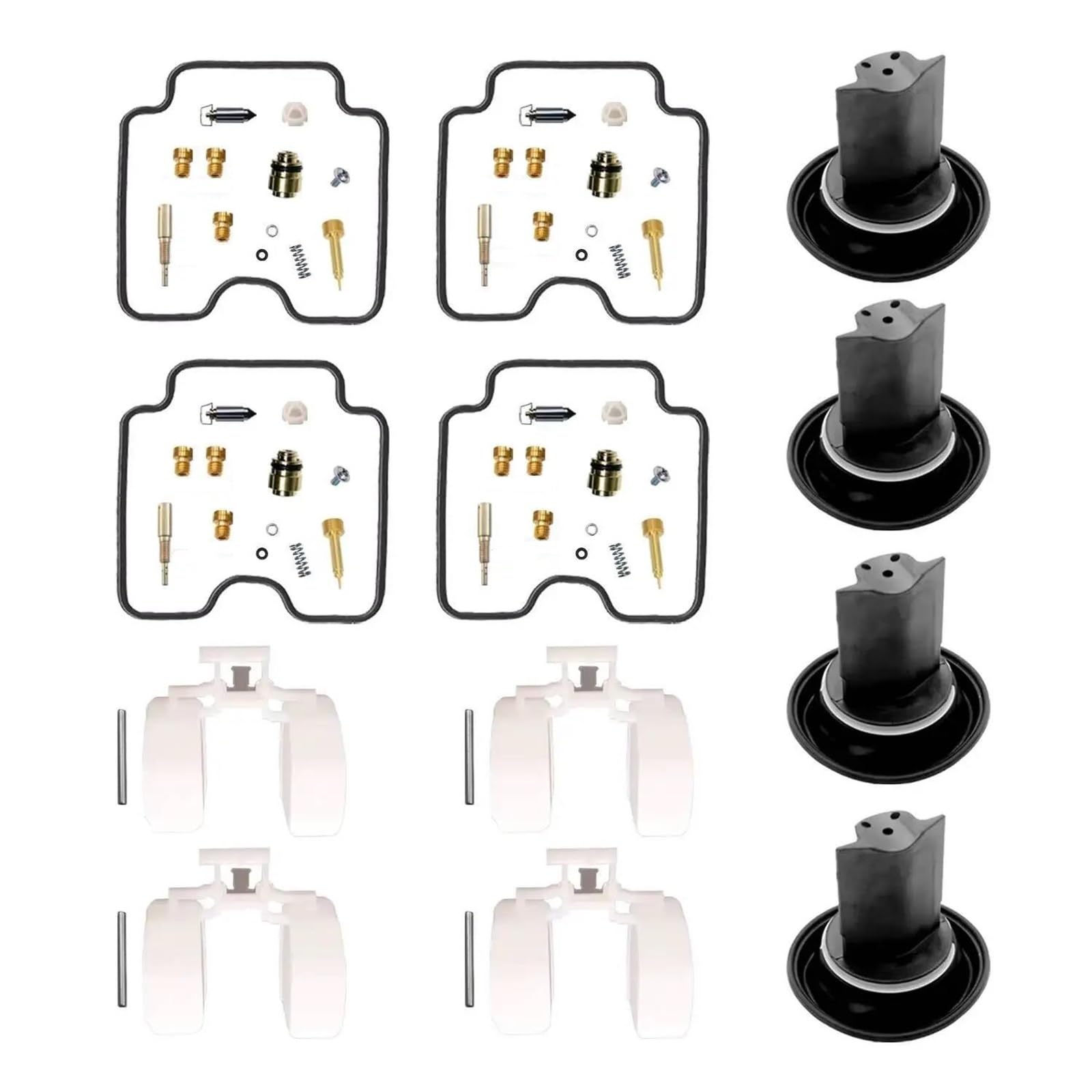 Carburetor Repair Kit Float Throttle Valve & Diaphragm Parts for YAM&AHA FA&ZER FZS1000 FZS 1000 FZ-1 2001-2005(Style E)