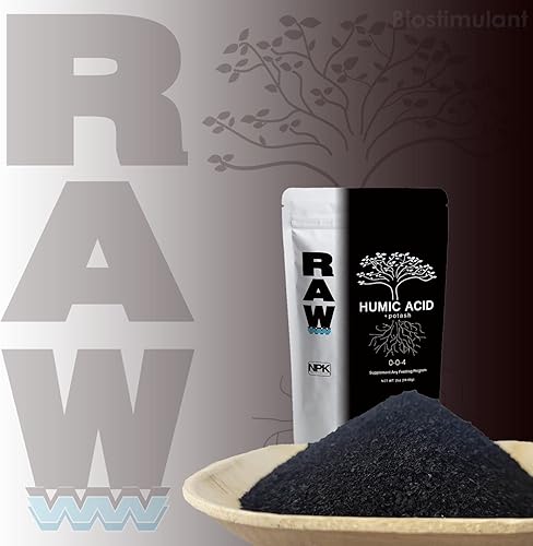 Miniatura 4 de RAW Ácido húmico 2oz - 59% con 4% de potasio - Supercarga la fertilidad del suelo, el crecimiento de las plantas y los rendimientos