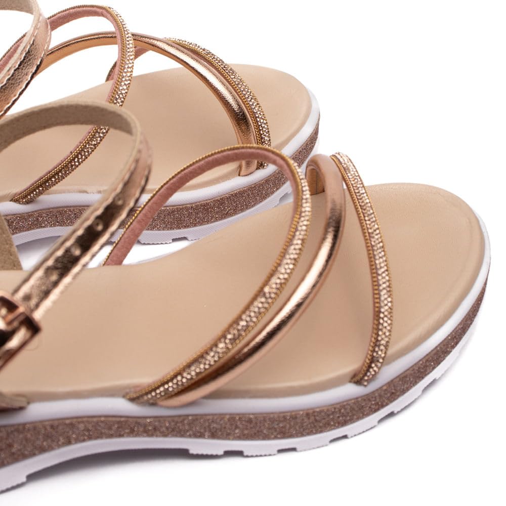 Sandália Infantil Menina Molekinha Tiras Brilhantes Rosê 30 em promoção! Veja a oferta e mais achadinhos de Sandálias & Chinelos Infantis 7 Hoje é o melhor dia para comprar Sandália Infantil Menina Molekinha Tiras Brilhantes Rosê 30 com aquele preço maroto! Promoção! Aproveite a oferta! 7