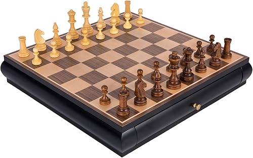 ATAAY Juego de ajedrez profesional de calidad de ajedrez para torneo, juego de ajedrez de peones de ajedrez, juego de entretenimiento, piezas de