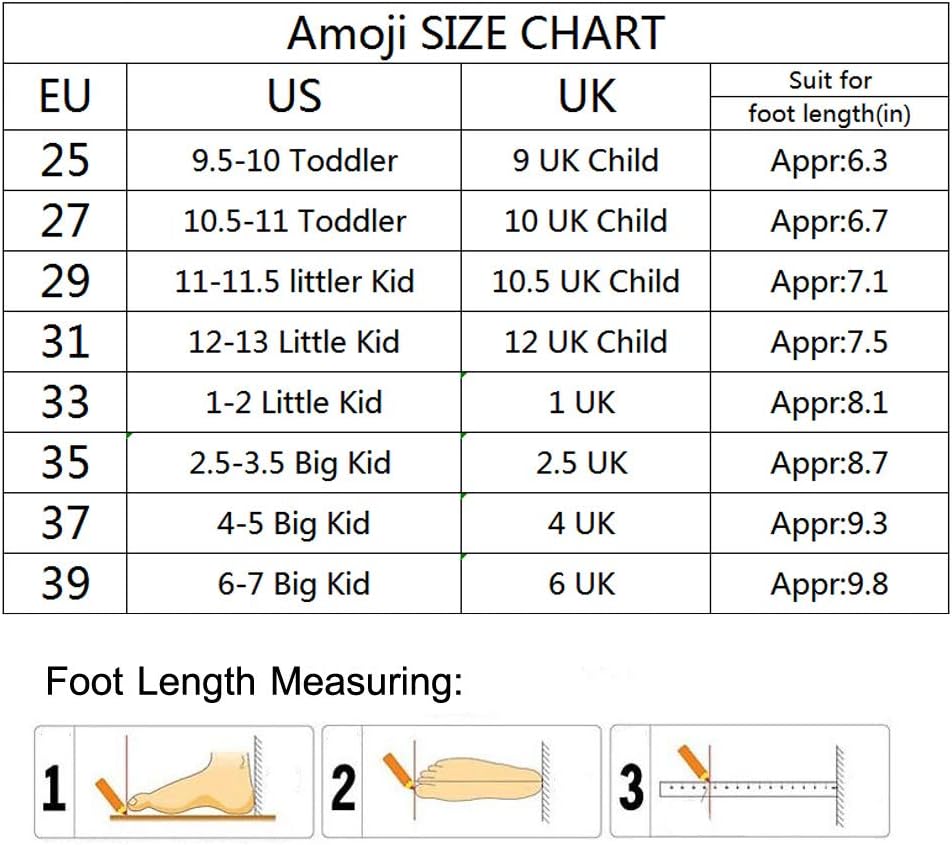 Amoji Kids Garden Clogs Slippers 4-5 Big Kid Blue