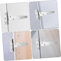 Vista 4 de Gadpiparty 5 juegos de bisagra en T Bisagra de puerta de vidrio Bisagra de puerta de servicio pesado Bisagras de puerta decorativas Bisagras