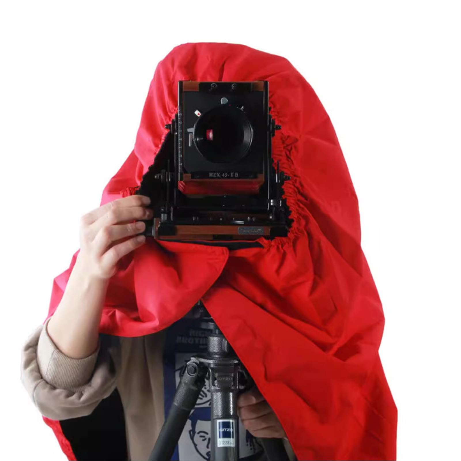 Großformat-Kamera-Zubehör, Fokussiertuch, fortschrittliche Fokussierhilfe, absorbiert Licht, verbessert das Betrachten, faltbares Design, Großformat-Fotografie