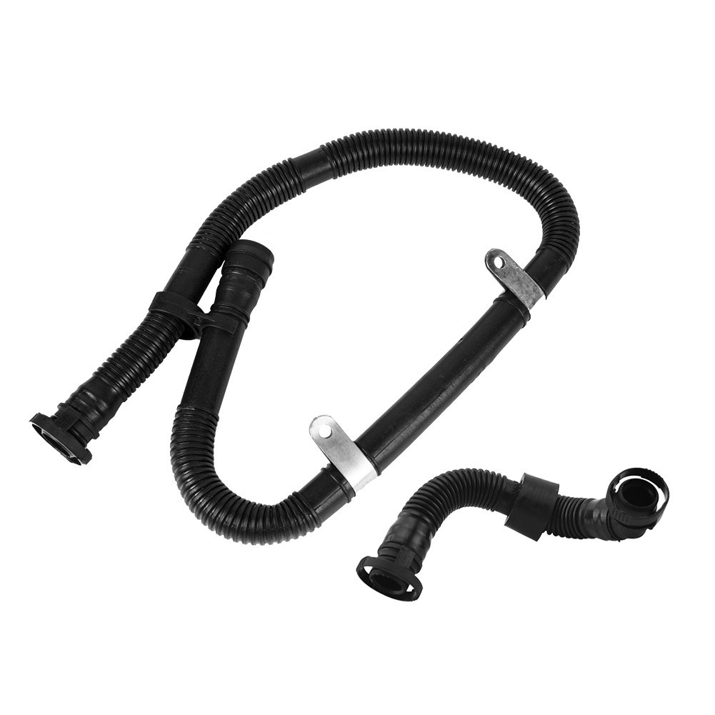 runmade Secondary Air Injection Pump Hose Pipe SAI Set Kit 2Pcs Compatible with VW Jetta Bora Golf MK4 1.8T Compatible with AUDI A3 TT S3 1.8T