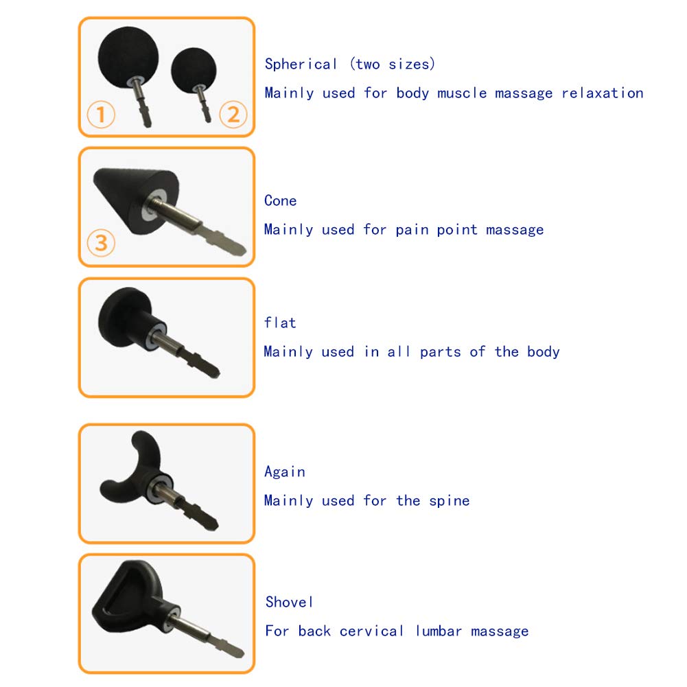 Massaggio Muscolare Tenuto in Mano Massaggio Muscolare Muscolo ad Alta Potenza Rilassamento Profondo Fascia Afferrare Massaggio Fisioterapia Dispositivo di Massaggio Personale Professionale