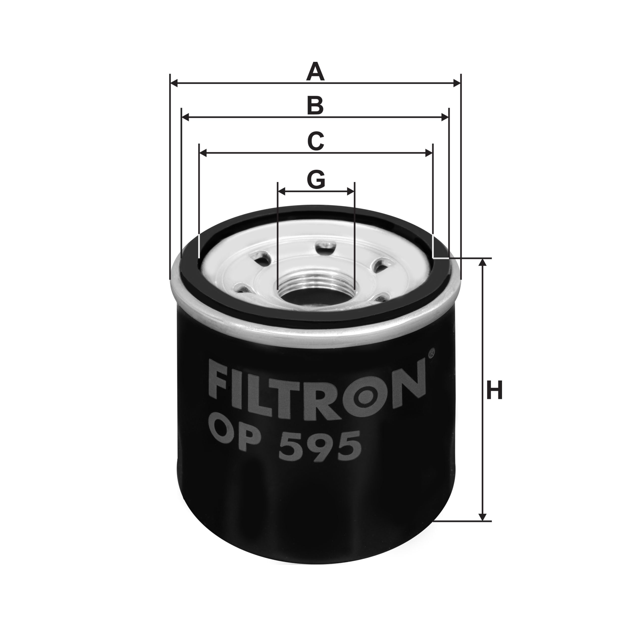 FILTRON OP 595 Filtr olejowy - do SAMOCHODY OSOBOWE + DOSTAWCZE