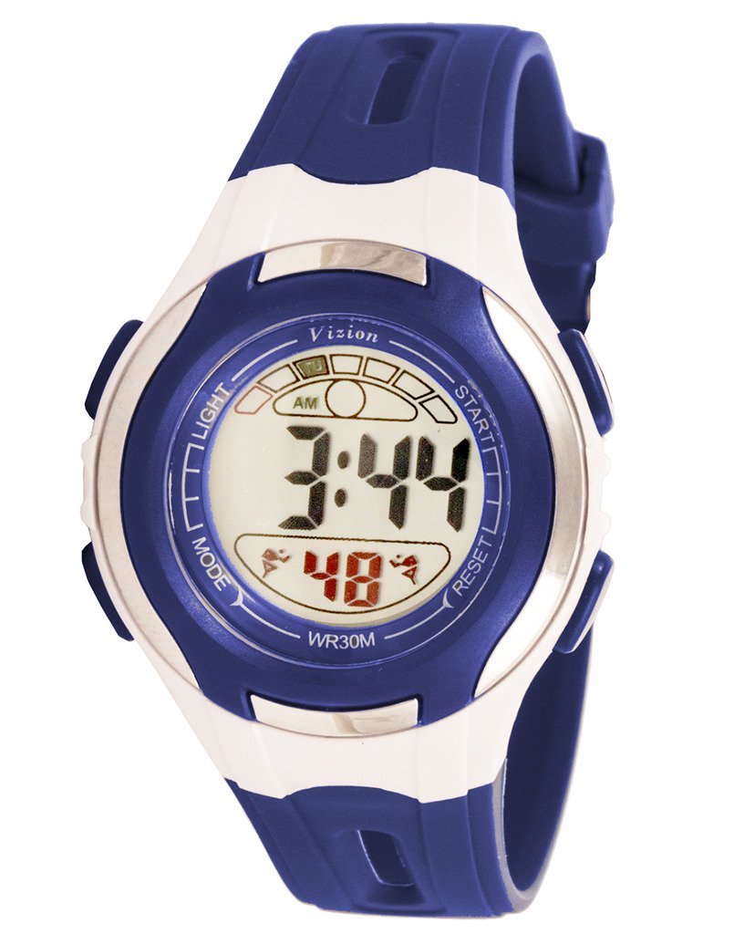 Vizion Digital Multi-Color Dial Sports-Alarm-Backlight Watch for Kids-W-8545071-3 (B01N356UWJ) Amazon Price History, Amazon Price Tracker