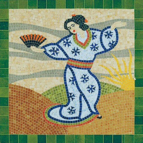 Mosaïque en céramique japonaise émaillée pour crédence de cuisine et douche