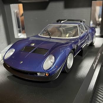 絶版未展示品 京商 1/18 ランボルギーニ イオタ SVR ブルー Amazon | 絶版未展示品 京商 1/18 ランボルギーニ イオタSVR