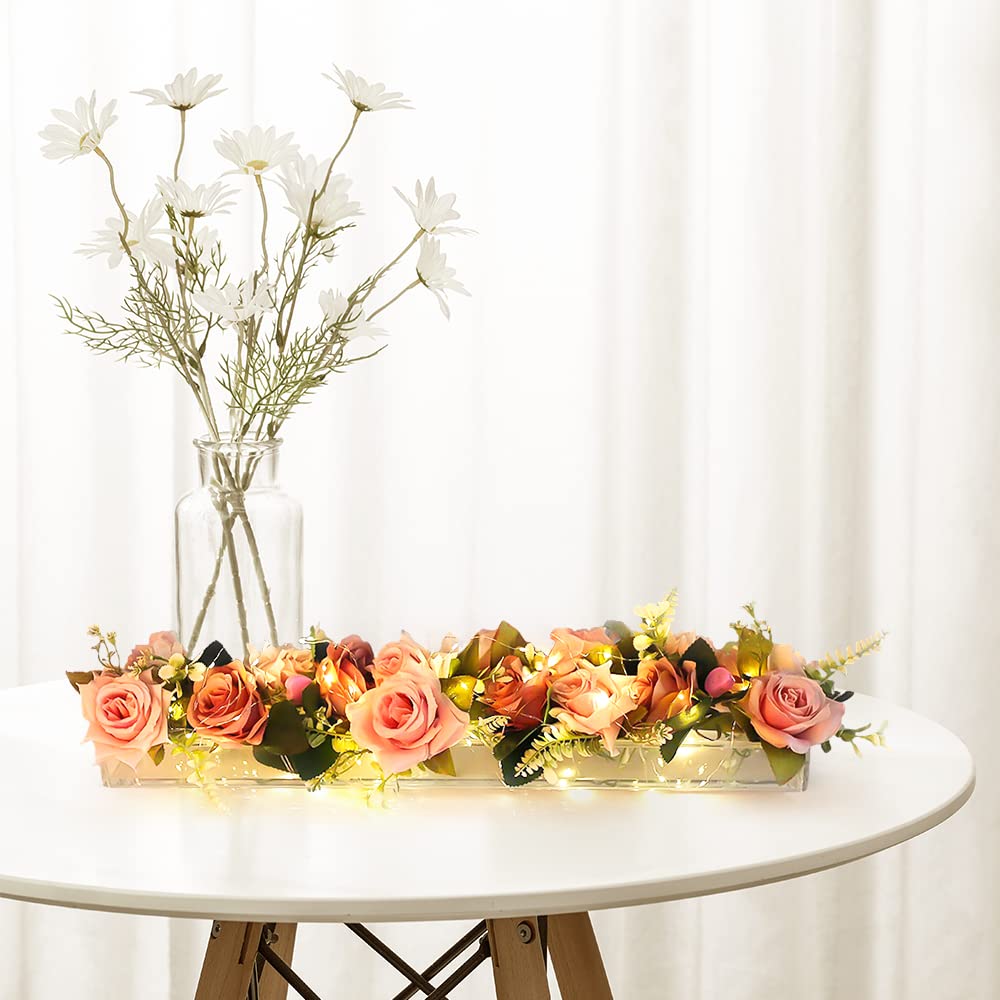 生花花器　自由花　アクリル ダイヤモンド型花瓶 ピンク Amazon.co.jp: クリアアクリル花器 長方形 2023年 モダン