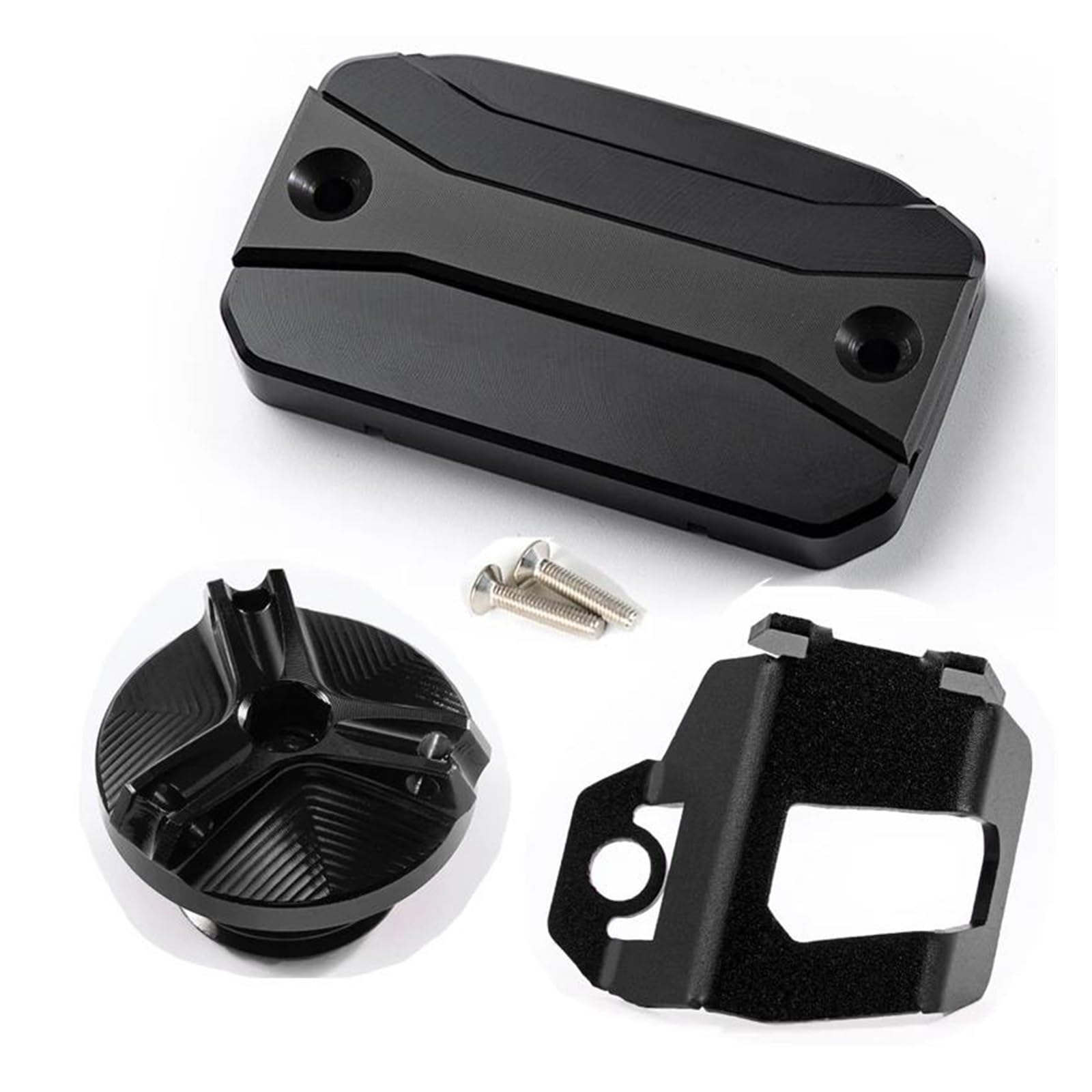 Tapón Llenado Aceite del Motor para TRK 502 502X Leoncino 500 TRK502 TRK502X Accesorios Tapa del Líquido De Freno Delantero Tapa De Llenado Protección del Líquido De Freno Trasero(Negro)
