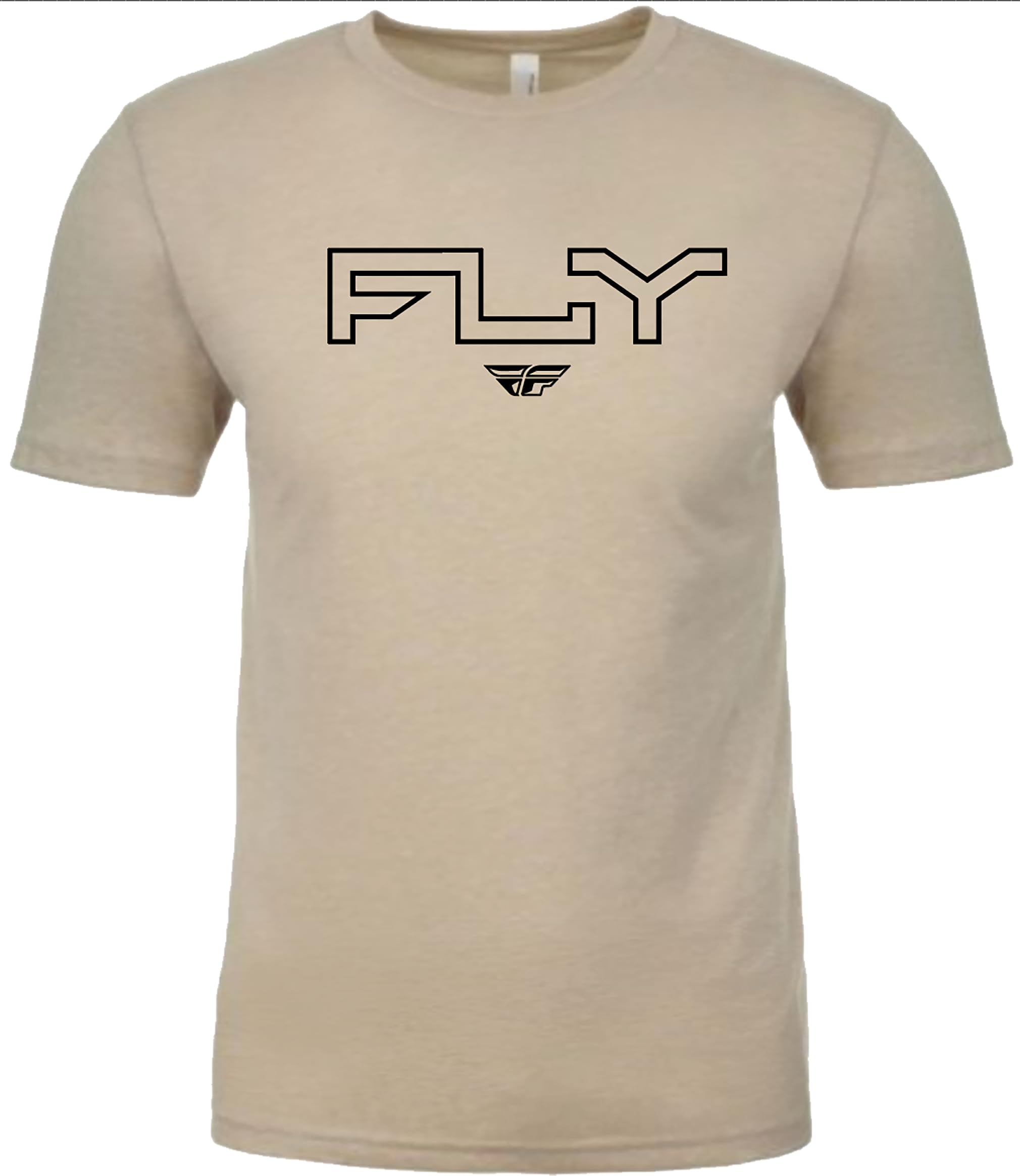Fly Racing 354-0311L Fly Edge Tee Cream Lg