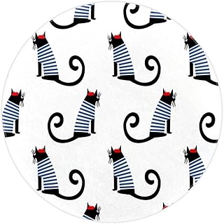 DJROWW - Funda para silla, diseño de gato parisino sentado