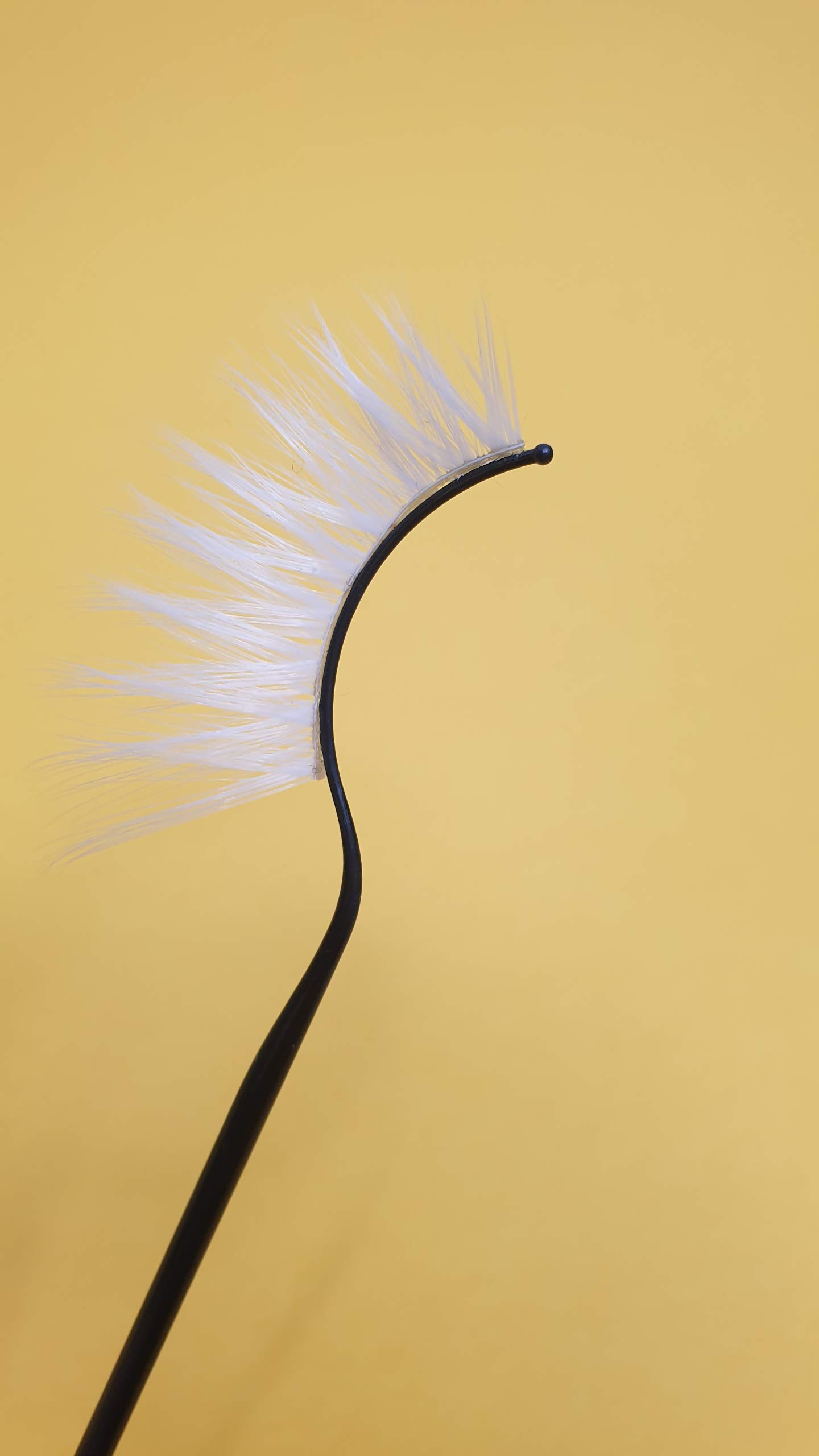 Eldora False Eyelashes NEW B803, White - Image 3
