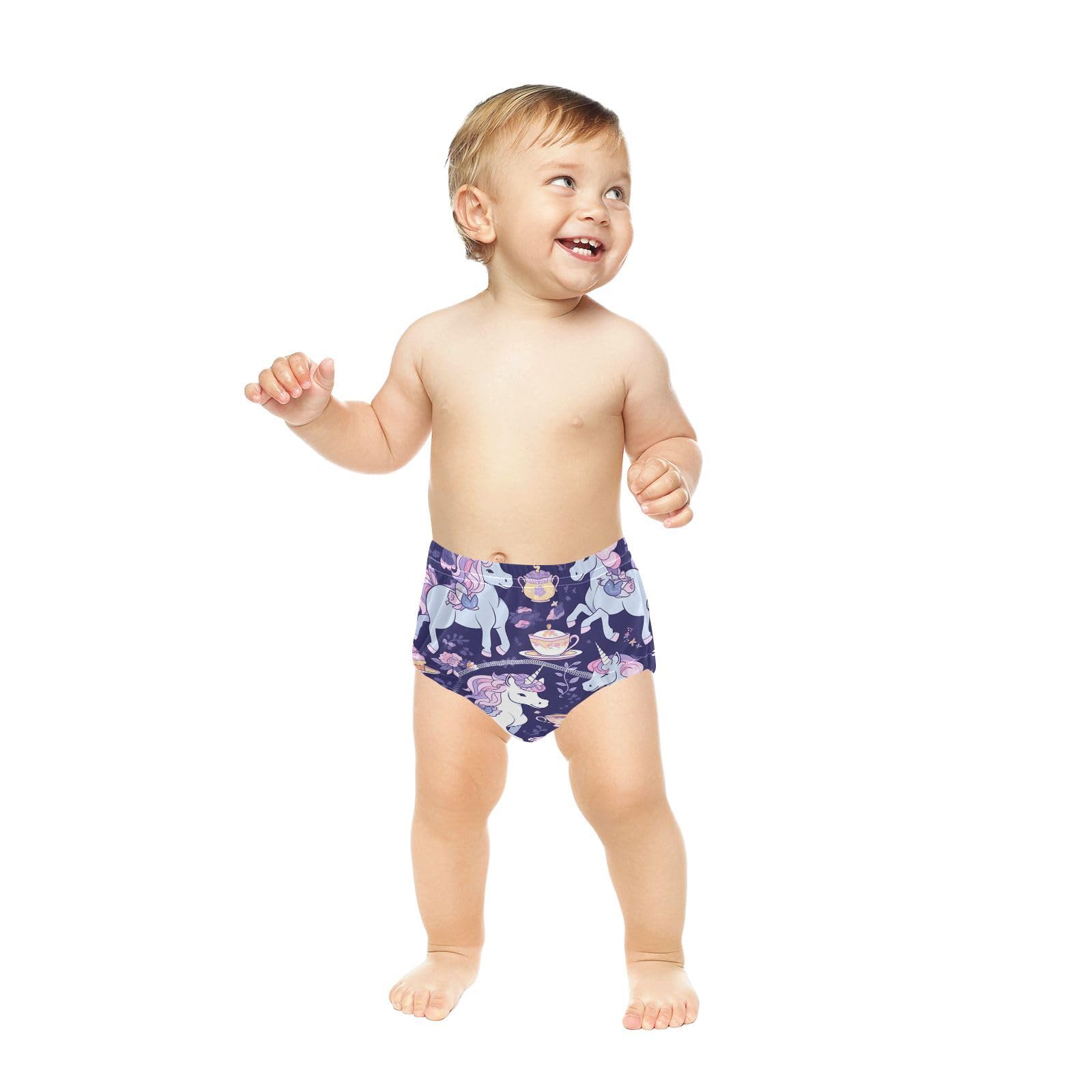 Coikll Cute Horses Toddler Training Underwear Waterproof Baby Pee Pants -5T
