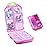 Zuihug 1Pack Travel Pill Organizer - 10 Compartments Pill Case, Compact and Portable Pill Box, Perfect for On-The-Go Storage, Pill Holder for Purse Pink