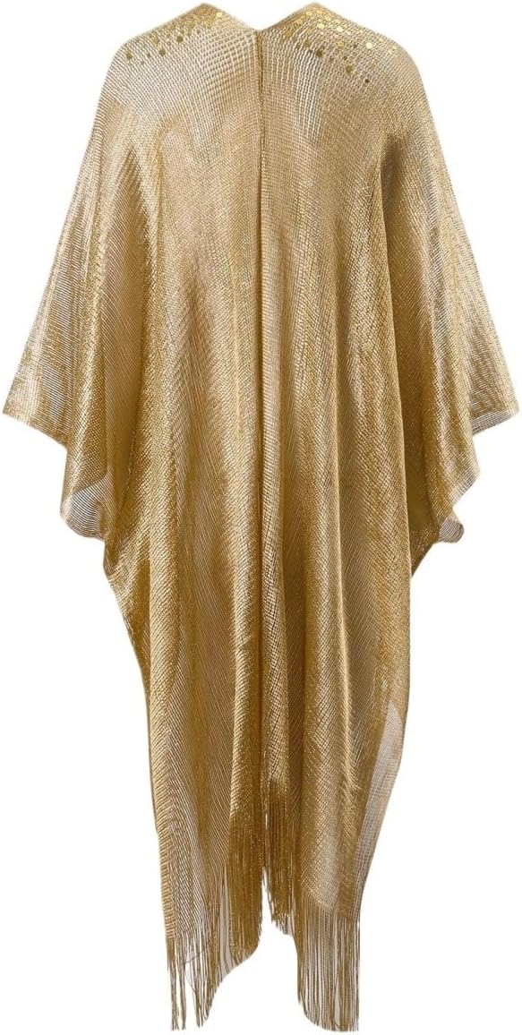 Sequin Sleeve Kimono Cardigans, Women Summer Beach Cover-Up cover ups for swimwear