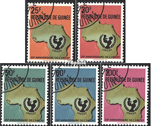 Prophila Collection Guinea 592A-596A (Completa Edizione) 1971 25 Anni UNICEF (Francobolli per i Collezionisti)