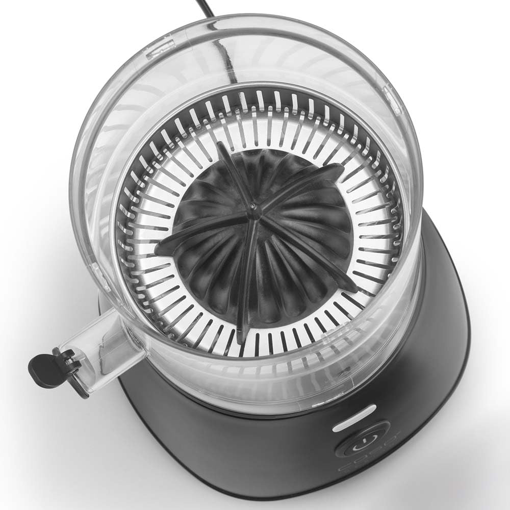 CASO CP 400 Lift - Spremiagrumi elettrico ad alta resa, senza BPA, cono pressa universale per tutti gli agrumi, spremiagrumi, spremiagrumi, lavabile in lavastoviglie