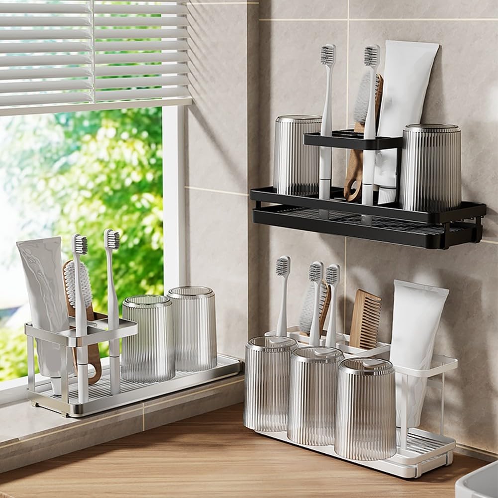 Organizador Baño para acero Carbono Antideslizante Organizador(Stainless Steel）)