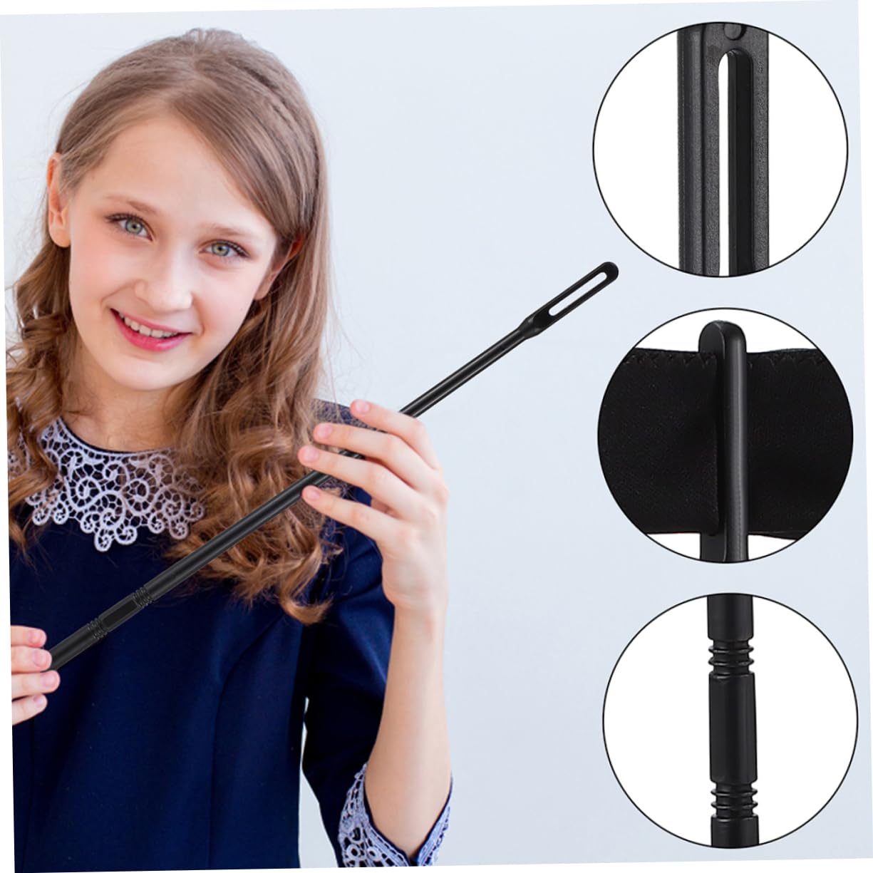 Yardwe 1 Set Flute Cleaning Rod Cleaning Stick Cloths Durable Flute Accessories for Easy Instrument Maintenance and Care for Musicians