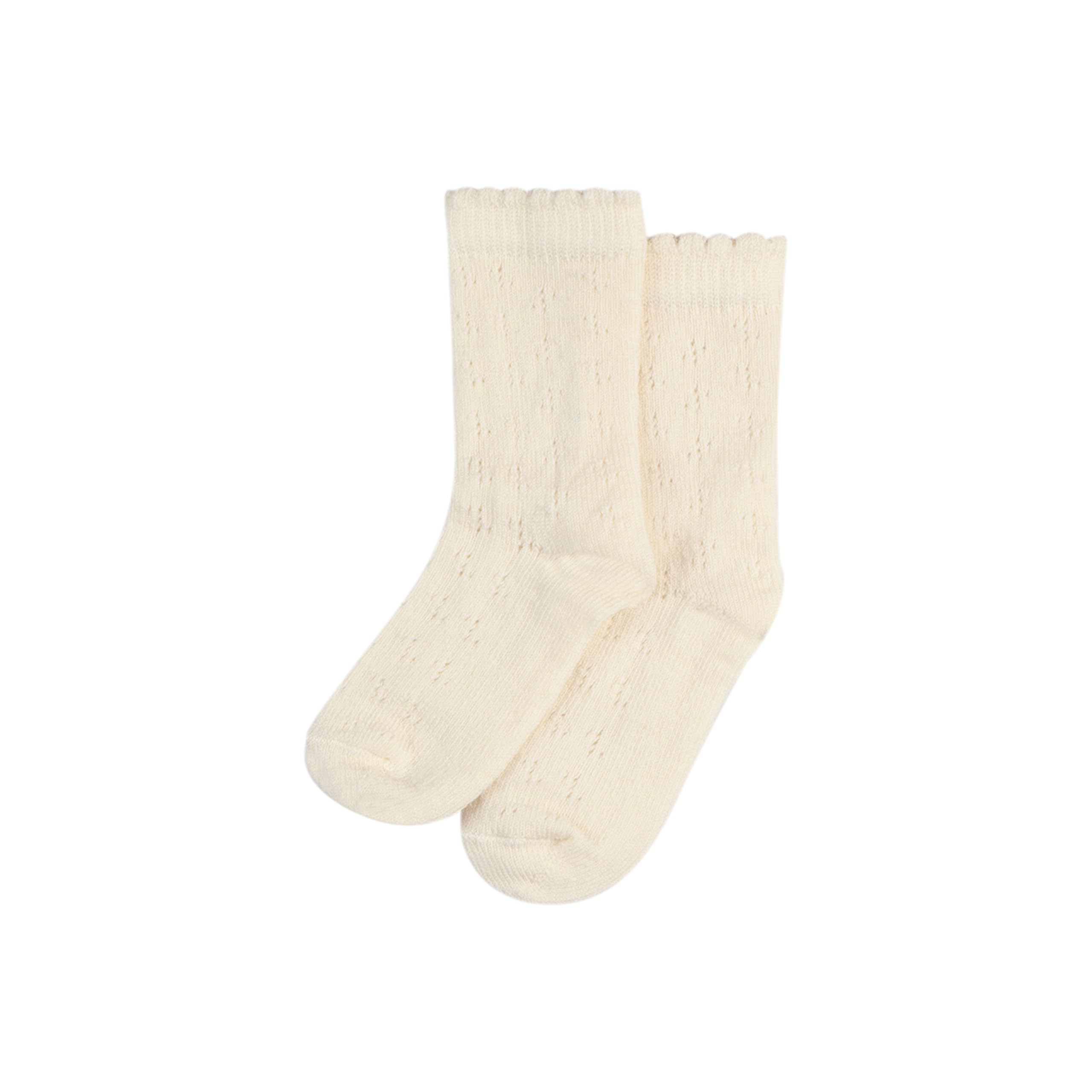 Dilling Ivory Kids Merino Wool Silk Socks, 31