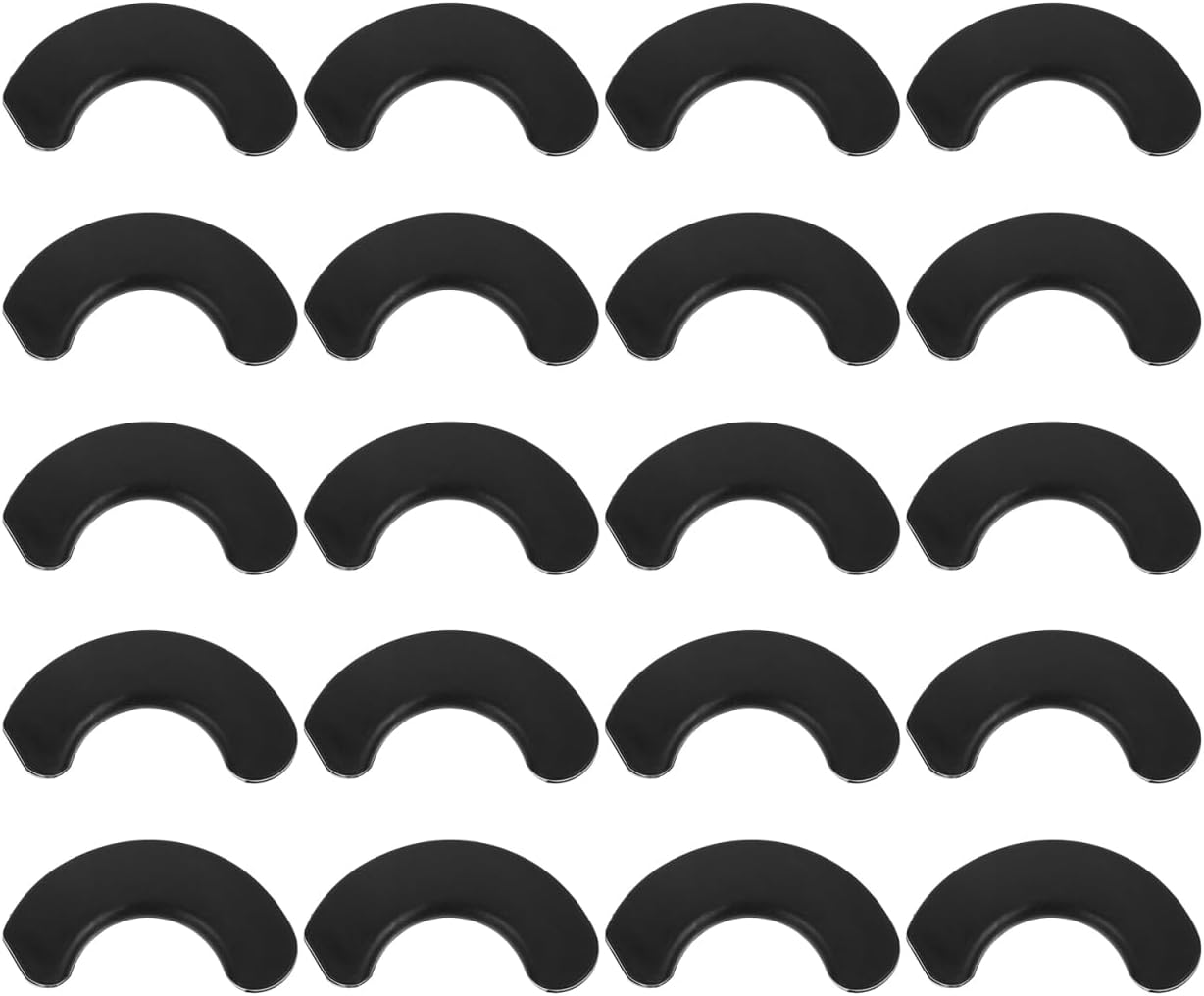 BESPORTBLE Deadlift Jack 20pcs Dumbbell Pads Practical Dumbbell Holders Replacement Parts Exercise Equipment Home Gym Fitness Supplies Black Powerlifting Chock