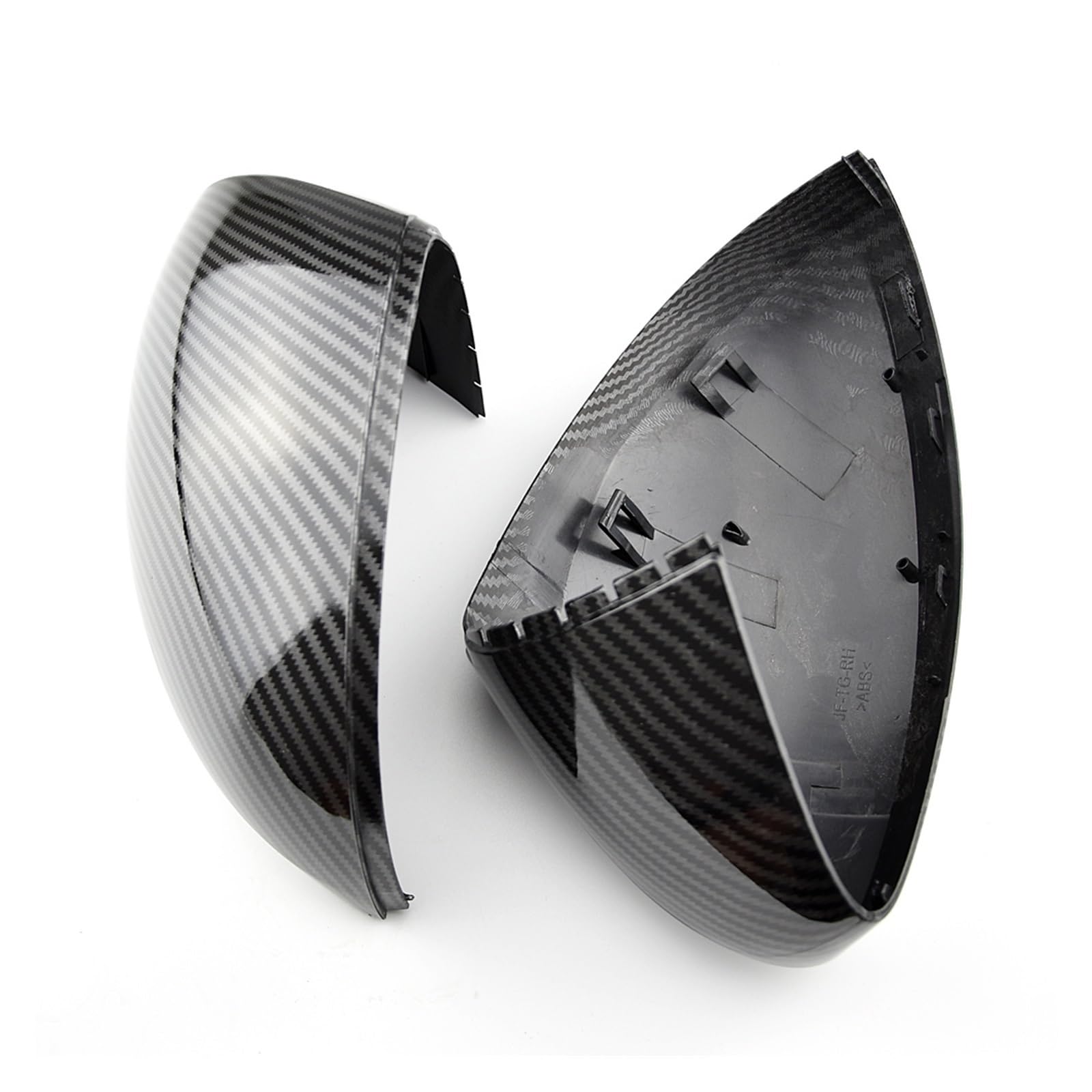 Specchietto retrovisore dell'automobile Per Volkswagen Per Tiguan 2008-2015 Car Styling Specchietto retrovisore Guscio Alloggiamento Coperchio(Carbon black)