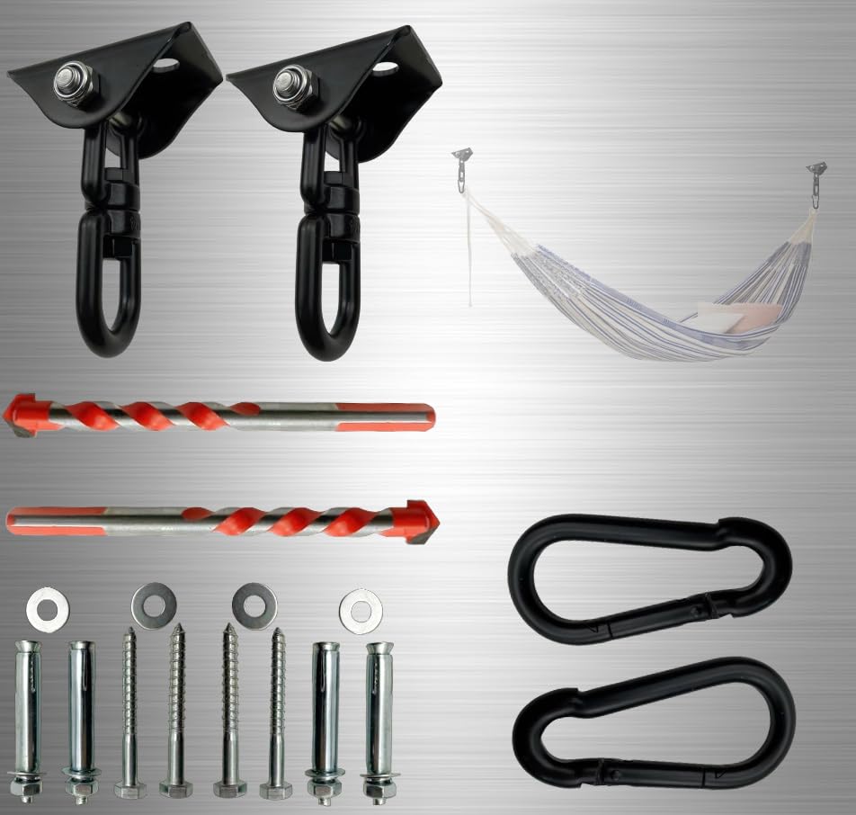 Kit suspension hamac pour moments de détente au jardin