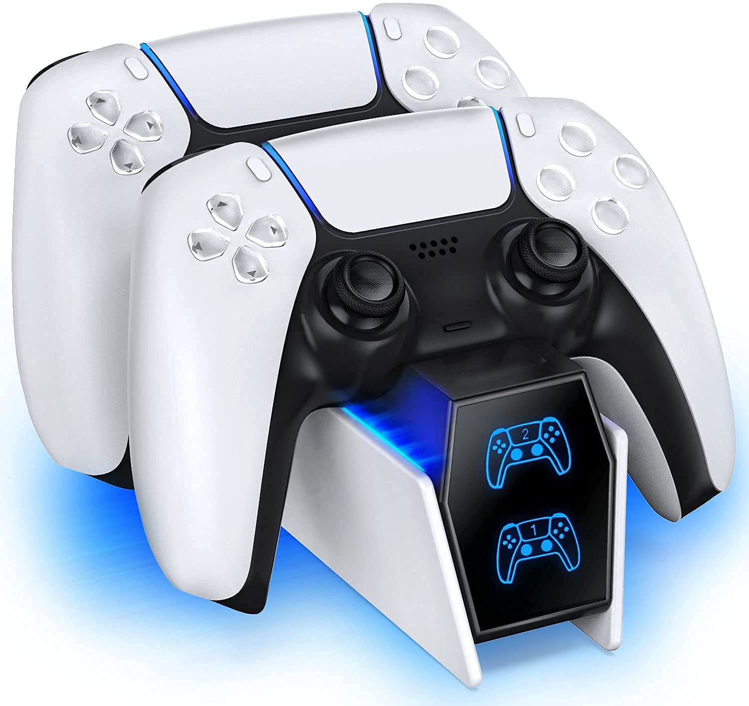 New World Latest Upgraded Charger for PS5 Controller, For PS5 Controller Charging Station Charging Dock Controller charger Fast Charger with LED Charging Indicator for PS5 DualSense Controller White Toy Review India (Iknoor World )