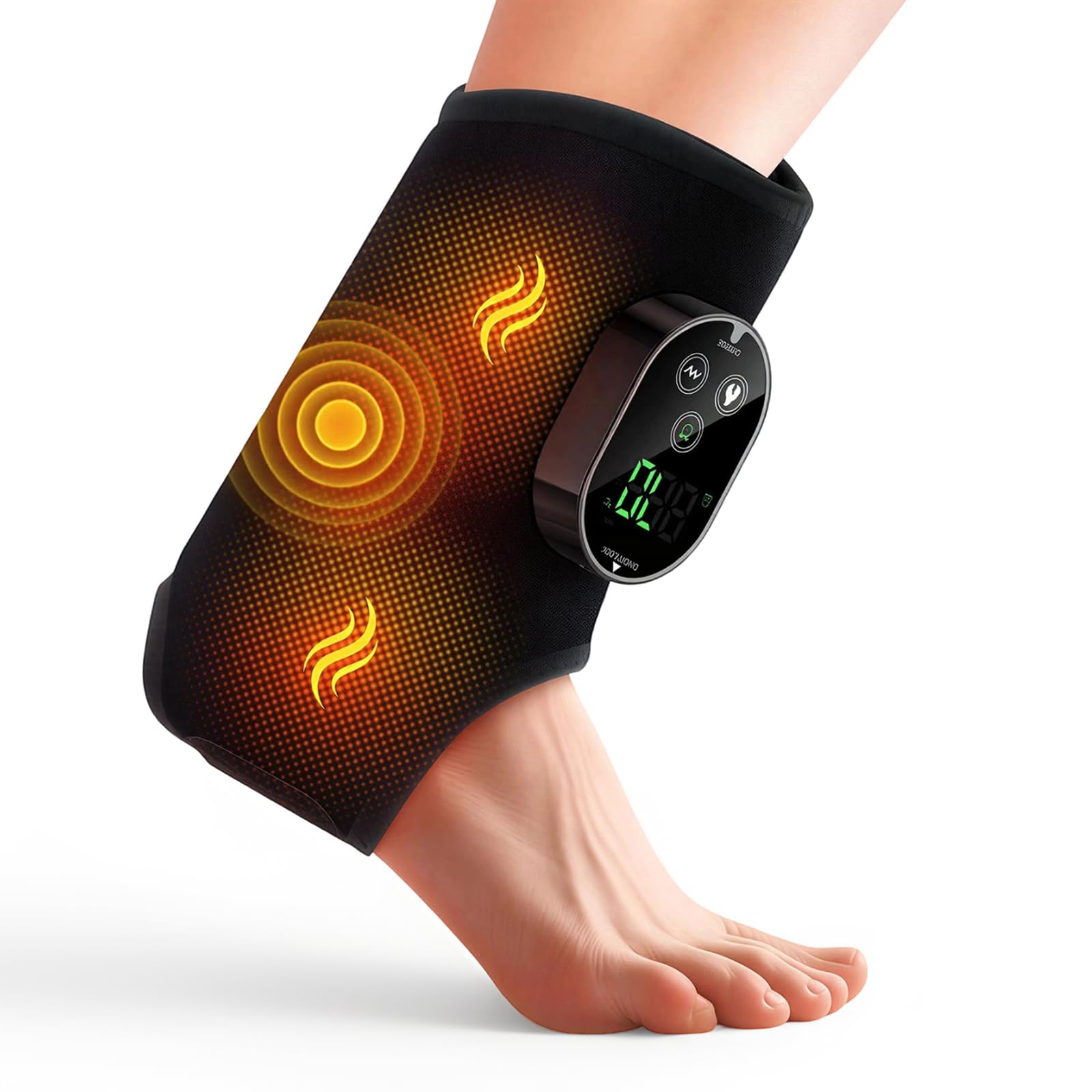 Kabelloses Fußmassagegerät bei Neuropathie, 6 Wärme & 3 Vibrationsstufen