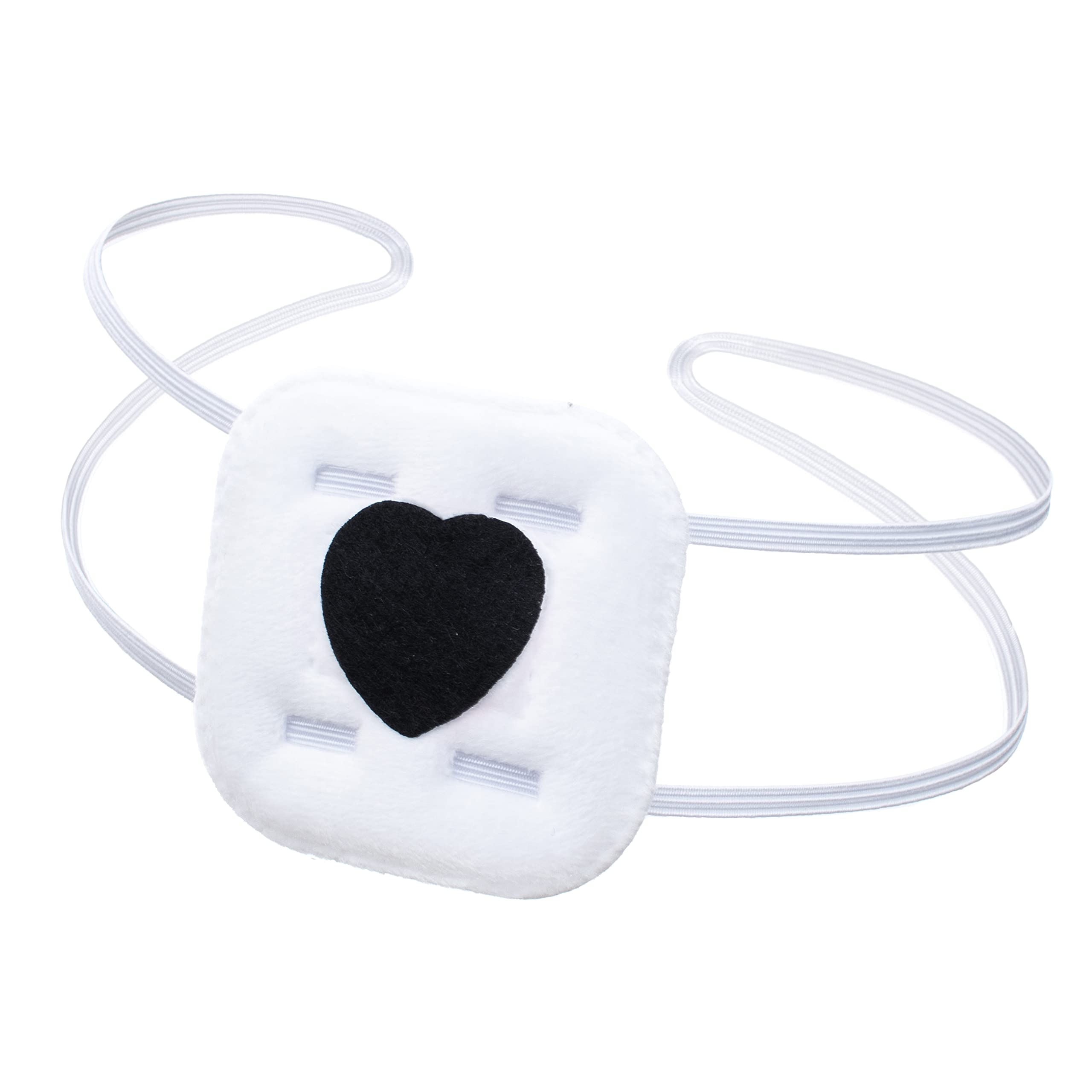 Anime Heart Shaped Novelty Prop Role Soft Single-Eyed Eyepatch Cosplay Costume Accessories
