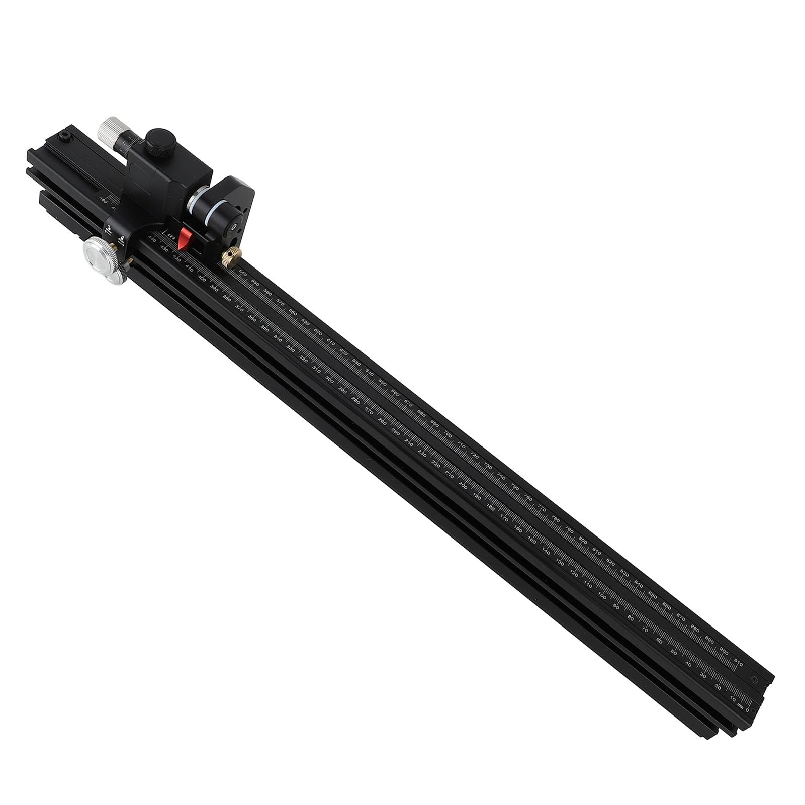 Calibre de Inglete para Sierra de Mesa, Calibre de Inglete para Mesa de Carpintería, Soporte de Sierra de Mesa de Aleación de Aluminio Resistente y Versátil, Calibre de Inglete