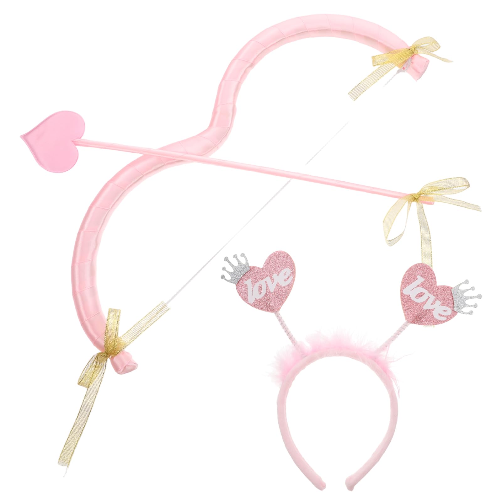 Flecha y Diadema de Arquero Mikikit con Estructura Rosa Resistente y Duradera 2