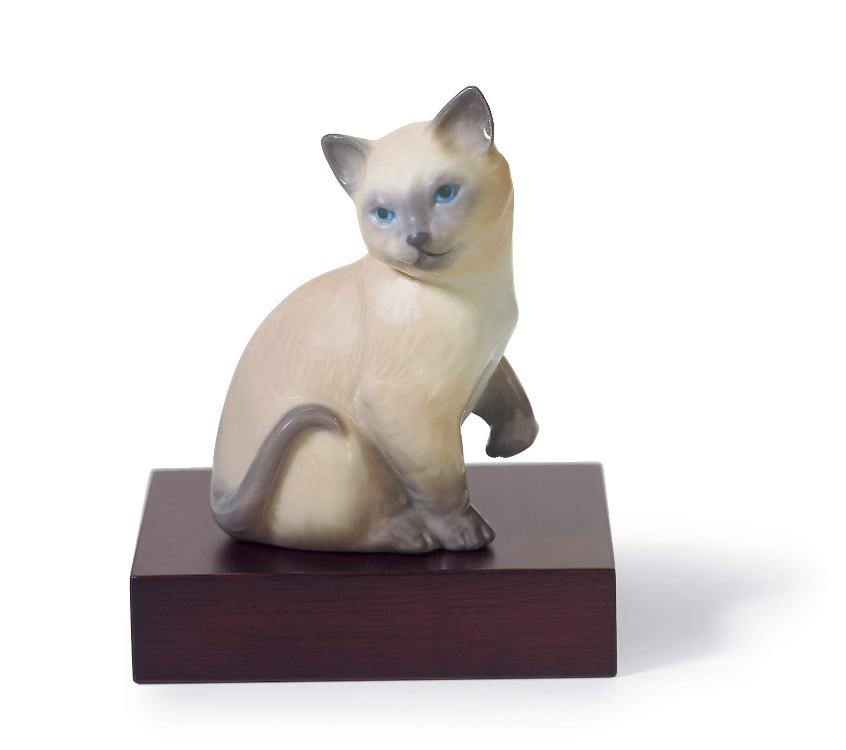 Lladró 幸運の猫 陶器置物 Amazon.co.jp: LLADR ラッキーキャット 磁器 猫の置物 ホワイト