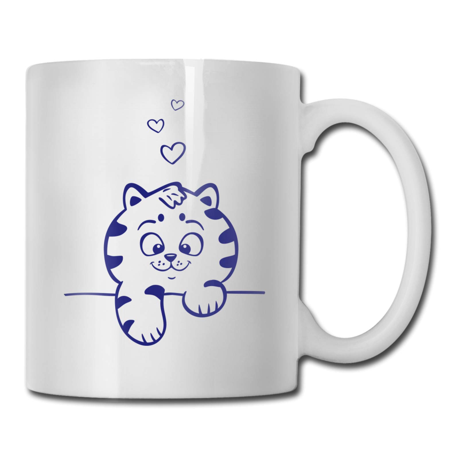 Amazon Co Jp 可愛い猫 マグカップ 陶器製 高級感 大容量 おしゃれ 牛乳 コーヒー ジュース マグ ティーカップ 330ml ホーム キッチン