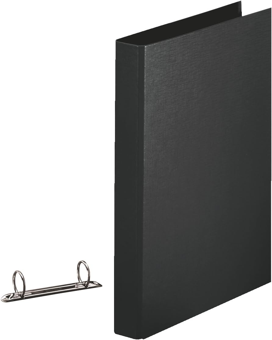 Centra 623753 2 Round Rings A4 Ring Binder - Black