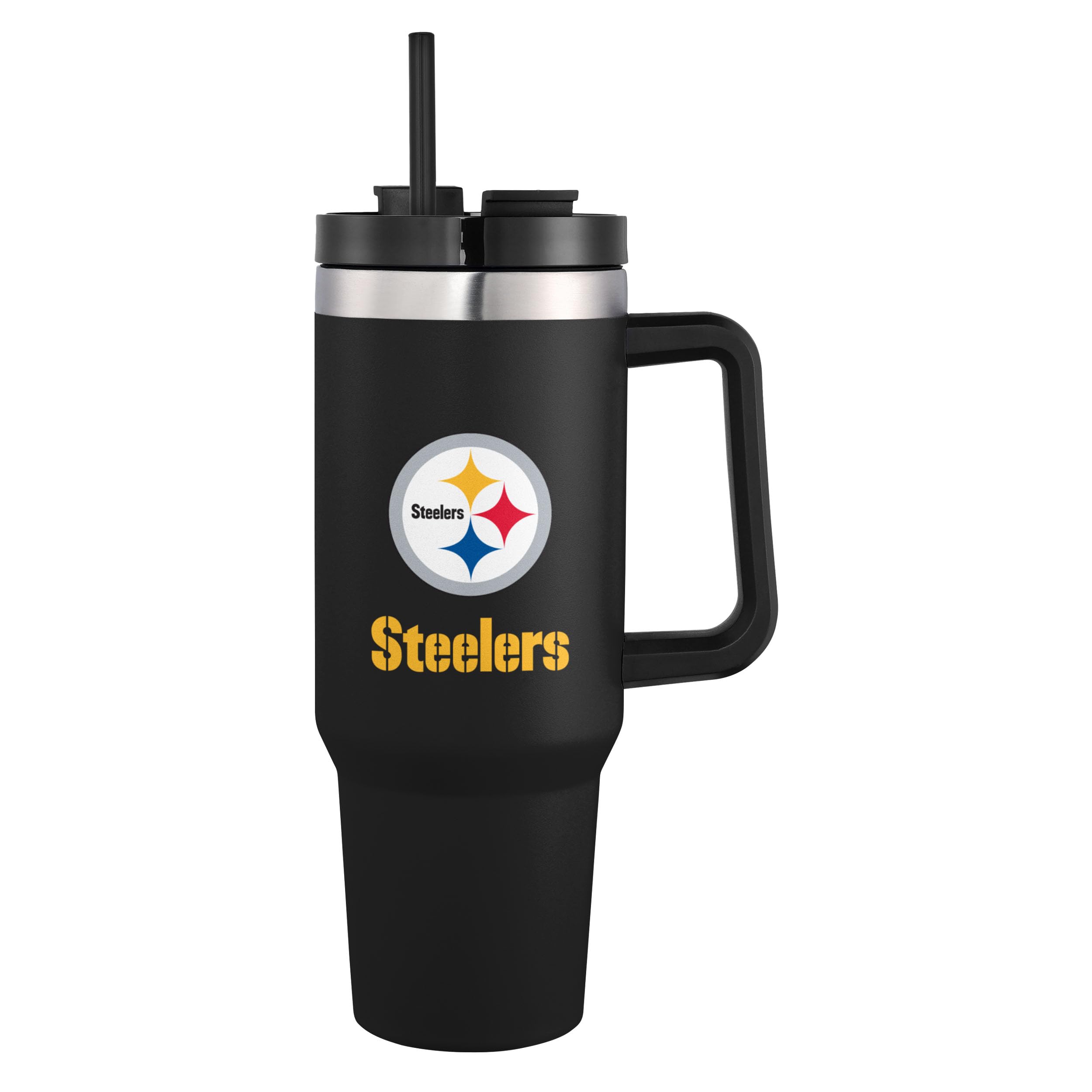 FOCO NFL unisex-adult NFL Team Logo Insulated Travel Mug 40oz XL Tumbler