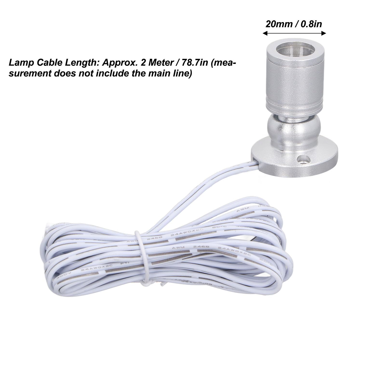 flexman USB Small Spot Light Kit, 5V Dimmable Multipurpose Mini LED Spotlight - Image 4