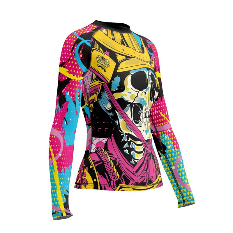 Samurai Women's Long Sleeve Performance Rash Guard – Jiu Jitsu No-Gi BJJ Compression Shirt for MMA2
