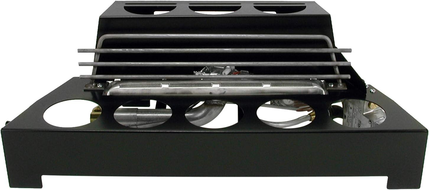 Rasmussen Vent Free Fireballs Burner Kit (AFB24-BE-AFB24-SE-B-P), 24-Inch, Remote Ready Safety Pilot, Propane, Smooth FireBalls/12 Pieces/Beige