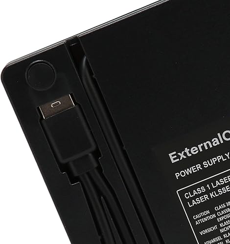 Miniatura 9 de Naroote - Reproductor de DVD para portátil, unidad externa de CD y DVD para portátil, caja de unidad de DVD externa tipo A, interfaz tipo C, 0.374