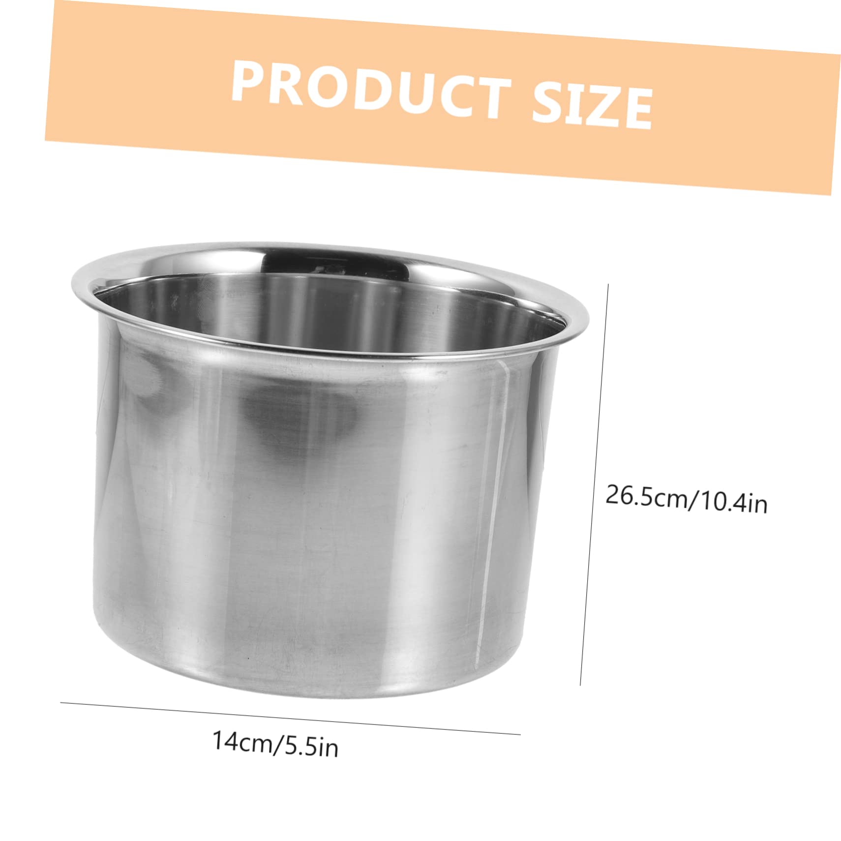 GRIRIW Melting Pot Set Double Boiler for Chocolate Cheese Butter Easy to Clean Lightweight Essential Kitchen Accessory Random Color