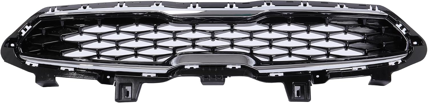 OMGREAT Primered Front Bumper Cover Fascia &Grille Assembly Upper Lower For 2019 2020 2021 Kia Forte
