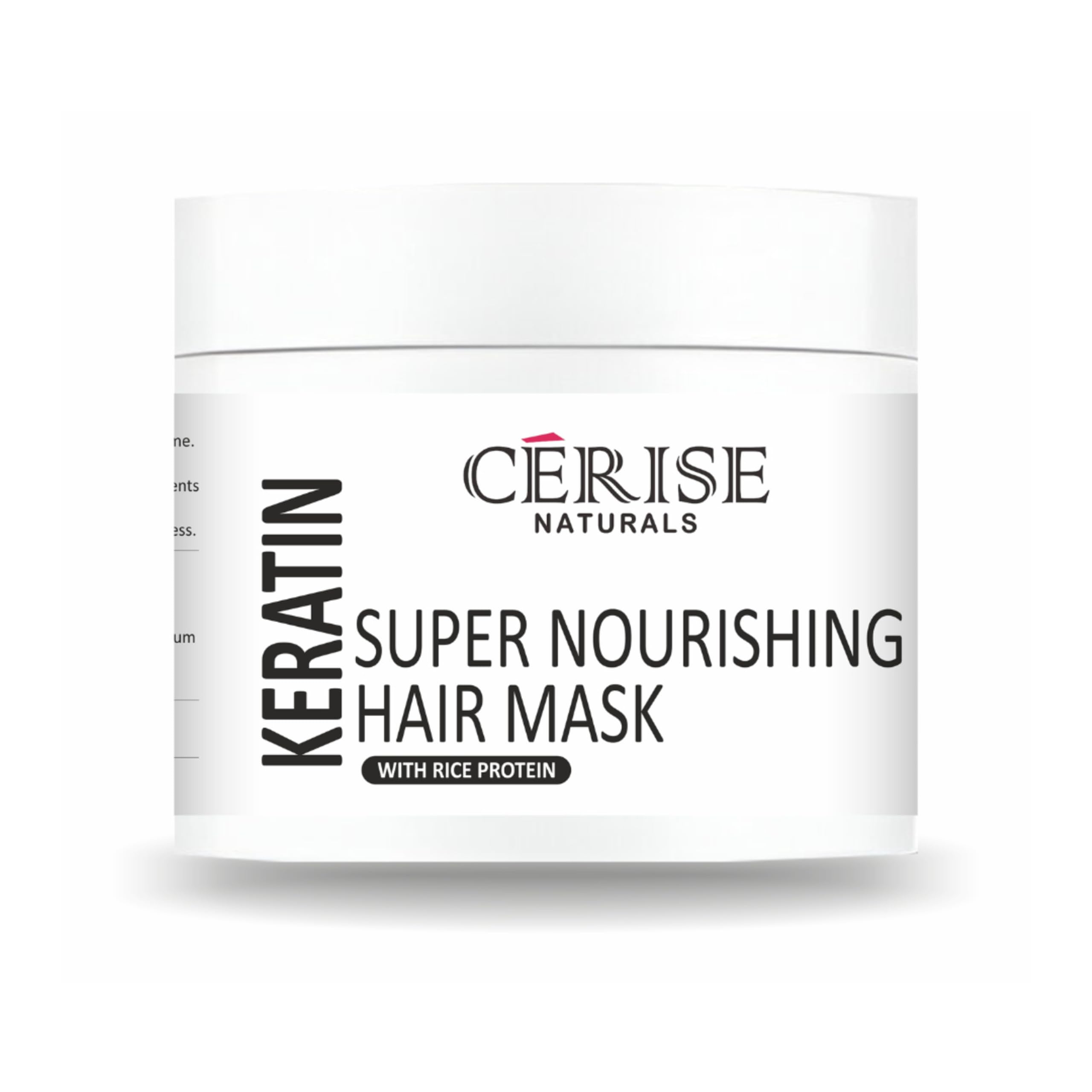Cerise Naturals Keratin Hair Mask with Rice Protein, Damage Repair, Dull, Dry, FrizzyHair, Deep Conditiong& Hair Smoothening-200 G-image-35