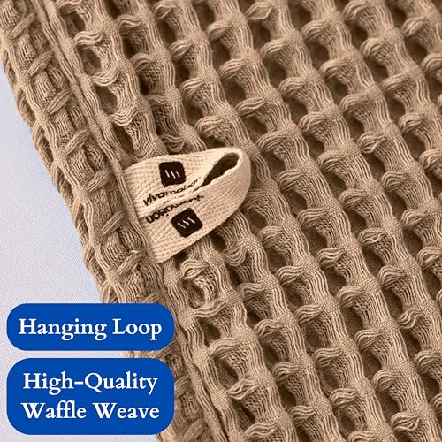 Luxury-Waffle-Hand-Towel-Sets-for-Bathroom-Extra-Large-20×35-Brown-100-Turkish-Cotton-Waffle-Weave-Hand-Towels-Brown-Set-of-4-Hand-Towels Luxury Waffle Hand Towel Sets for Bathroom Extra Large 20×35 Brown 100 Turkish Cotton Waffle Weave Hand Towels Brown Set of 4 Hand Towels